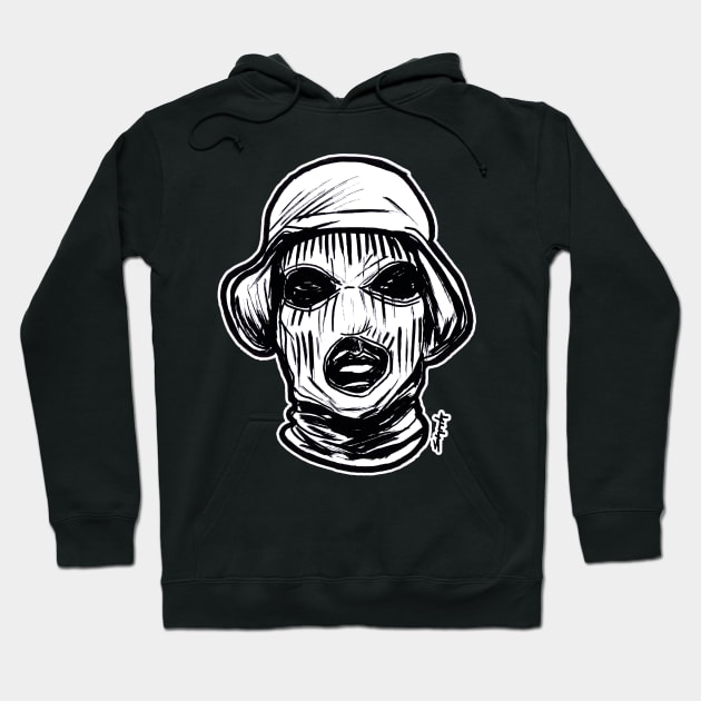 Schoolboy Q Mask Hoodie by sketchnkustom